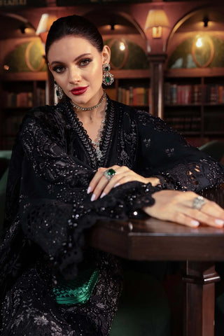MARIA-B Embroidered Linen Suit WL-13079