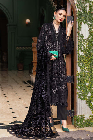 MARIA-B Embroidered Linen Suit WL-13079