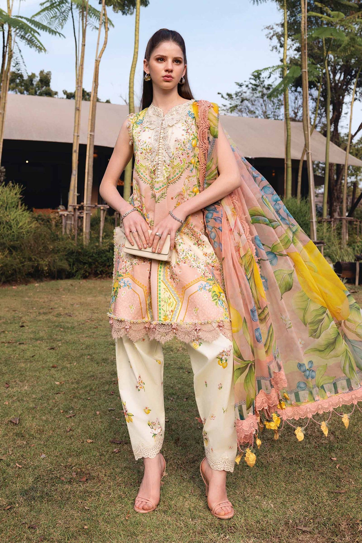 MARIA B - Embroidered Lawn Suit MPT-2908-A
