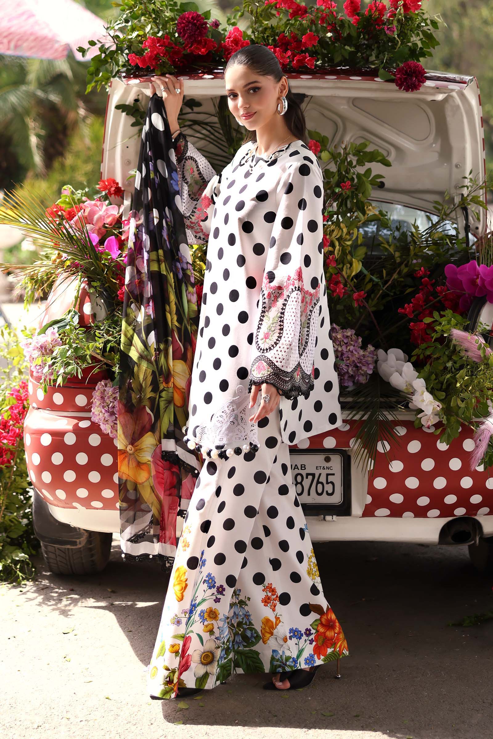 MARIA B - Embroidered Lawn Suit MPT-3008-A