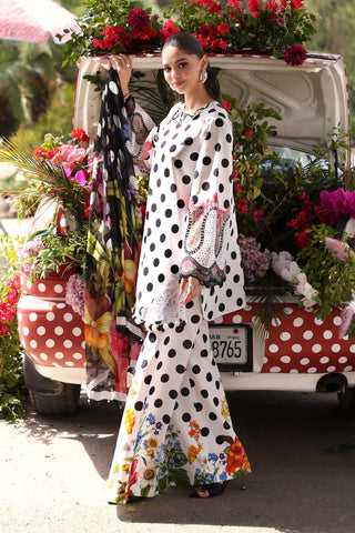 MARIA B - Embroidered Lawn Suit MPT-3008-A
