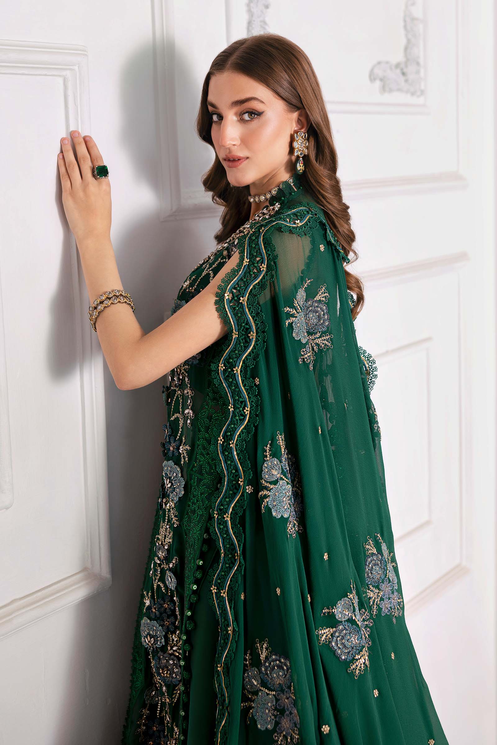 Embroidered Chiffon Suit | BD-3008 (Copy)