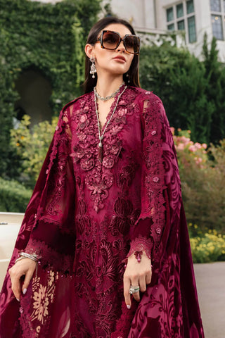 MARIA B- Embroidered Chantilly Suit WL-1308