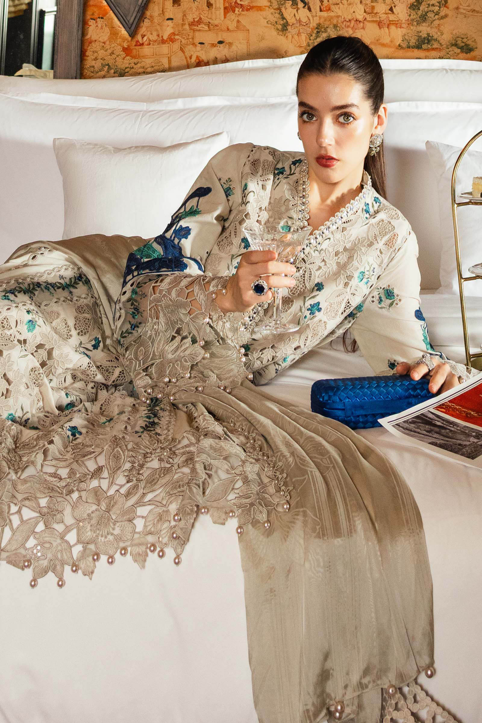 MARIA B - Embroidered Lawn Suit EL-26-08