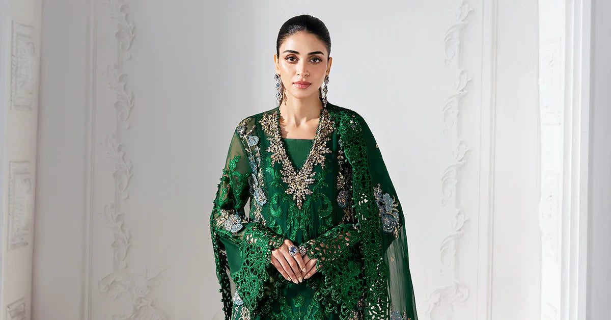 Embroidered Chiffon Suit | BD-3008 (Copy)