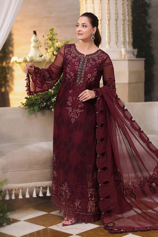 MARIA B - Embroidered Chiffon Suit MPC-26-108
