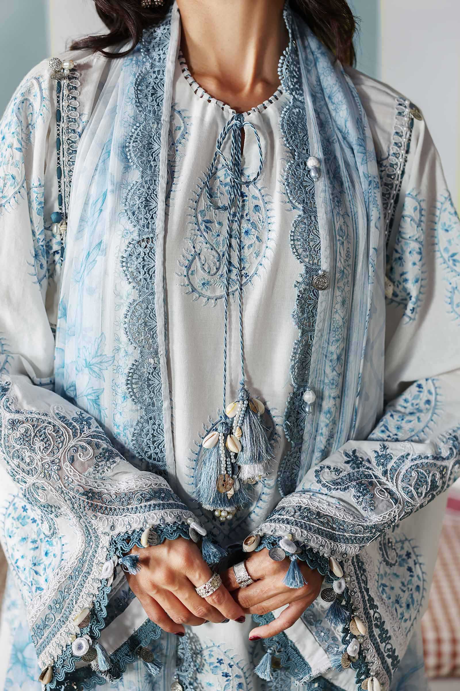 MARIA B - Embroidered Lawn Suit MPT-3009-A