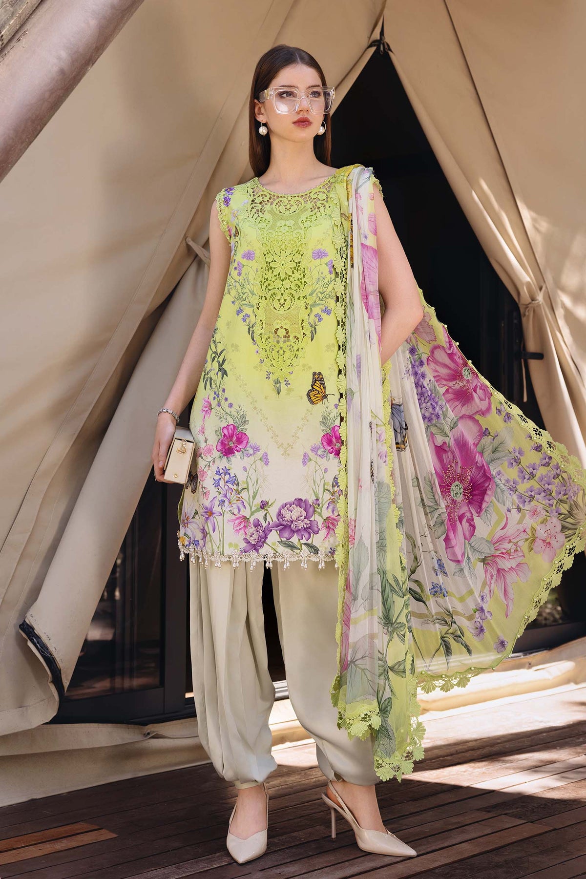 MARIA B - Embroidered Lawn Suit MPT-2909-A