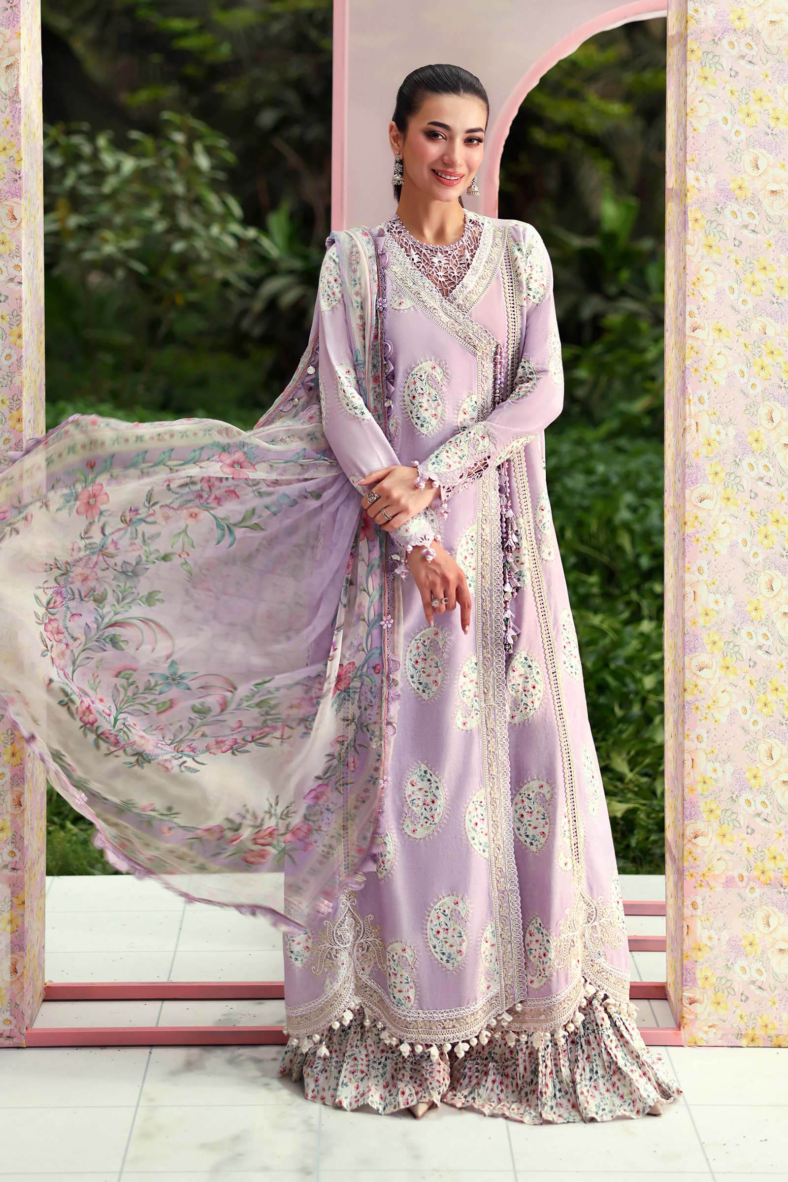 MARIA B - Embroidered Lawn Suit MPT-3009-B