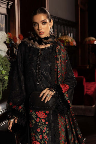 MARIA B- Embroidered Linen Suit WL-1309
