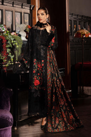 MARIA B- Embroidered Linen Suit WL-1309