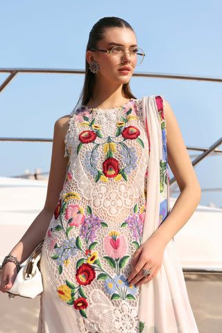 MARIA B - Embroidered Jacquard Lawn Suit D-2610-A
