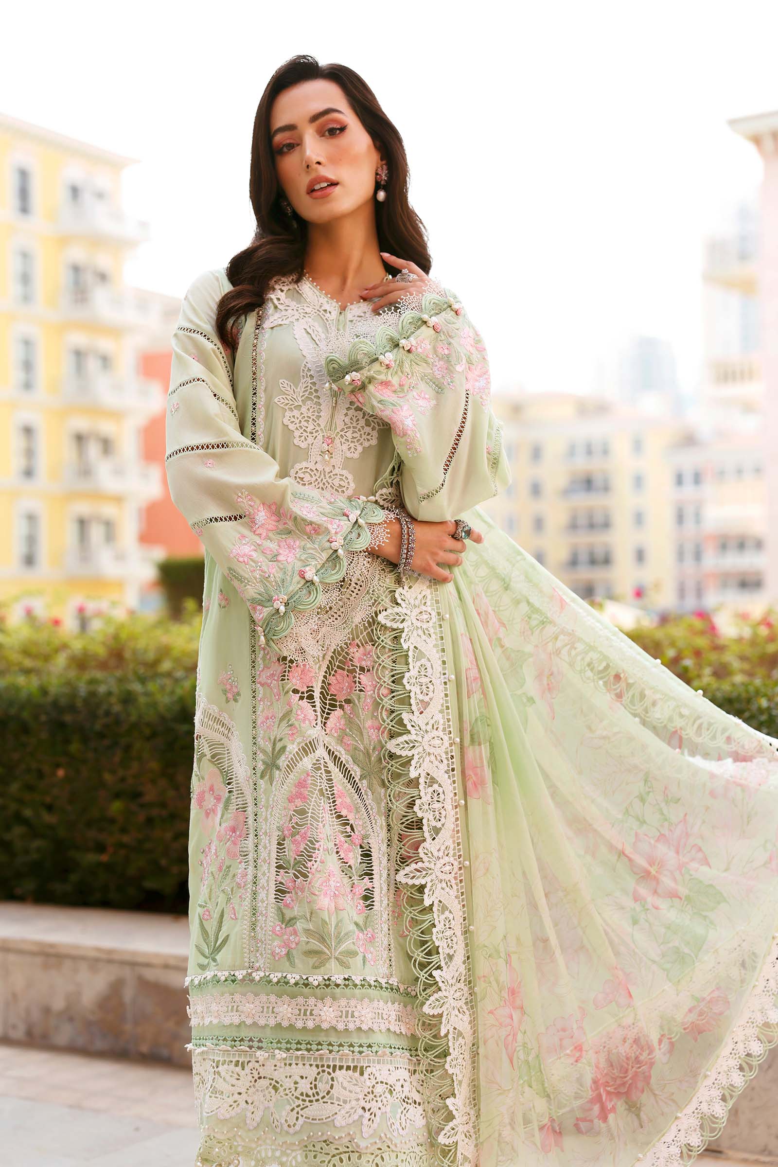 MARIA B - Embroidered Lawn Suit D-2611-A