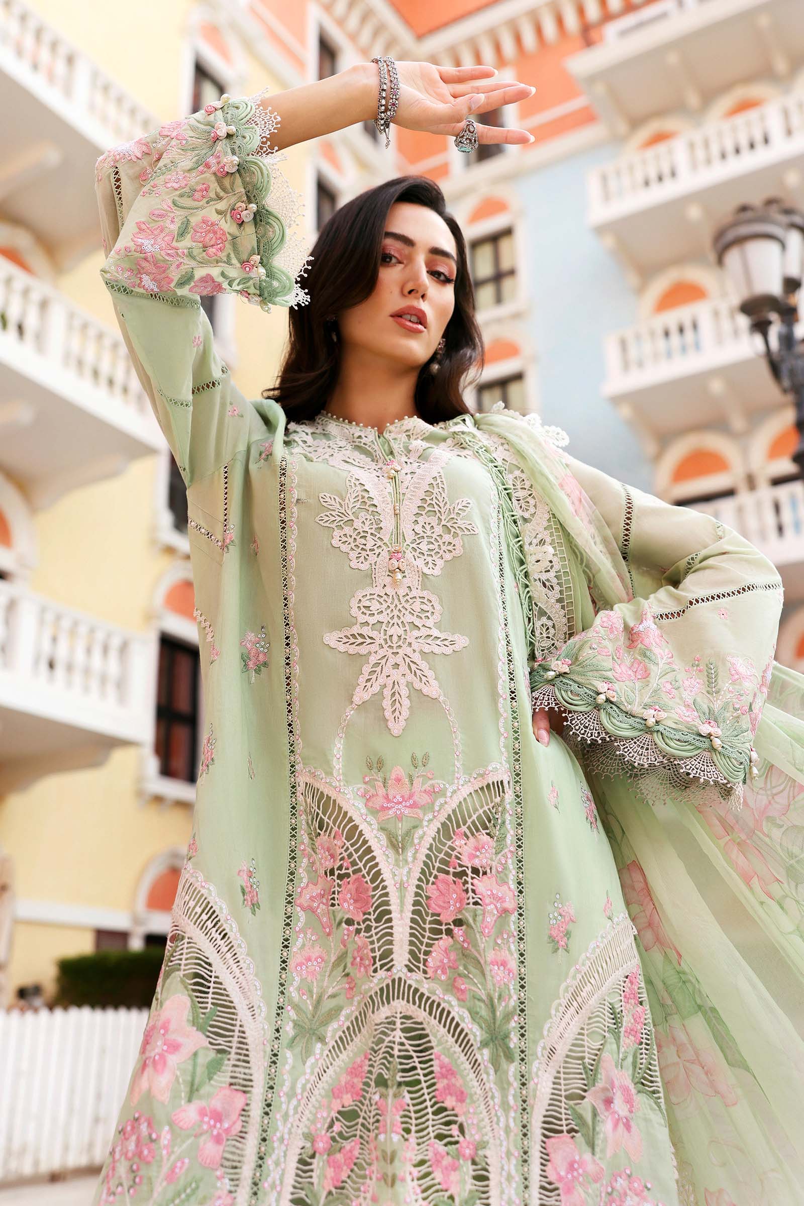 MARIA B - Embroidered Lawn Suit D-2611-A