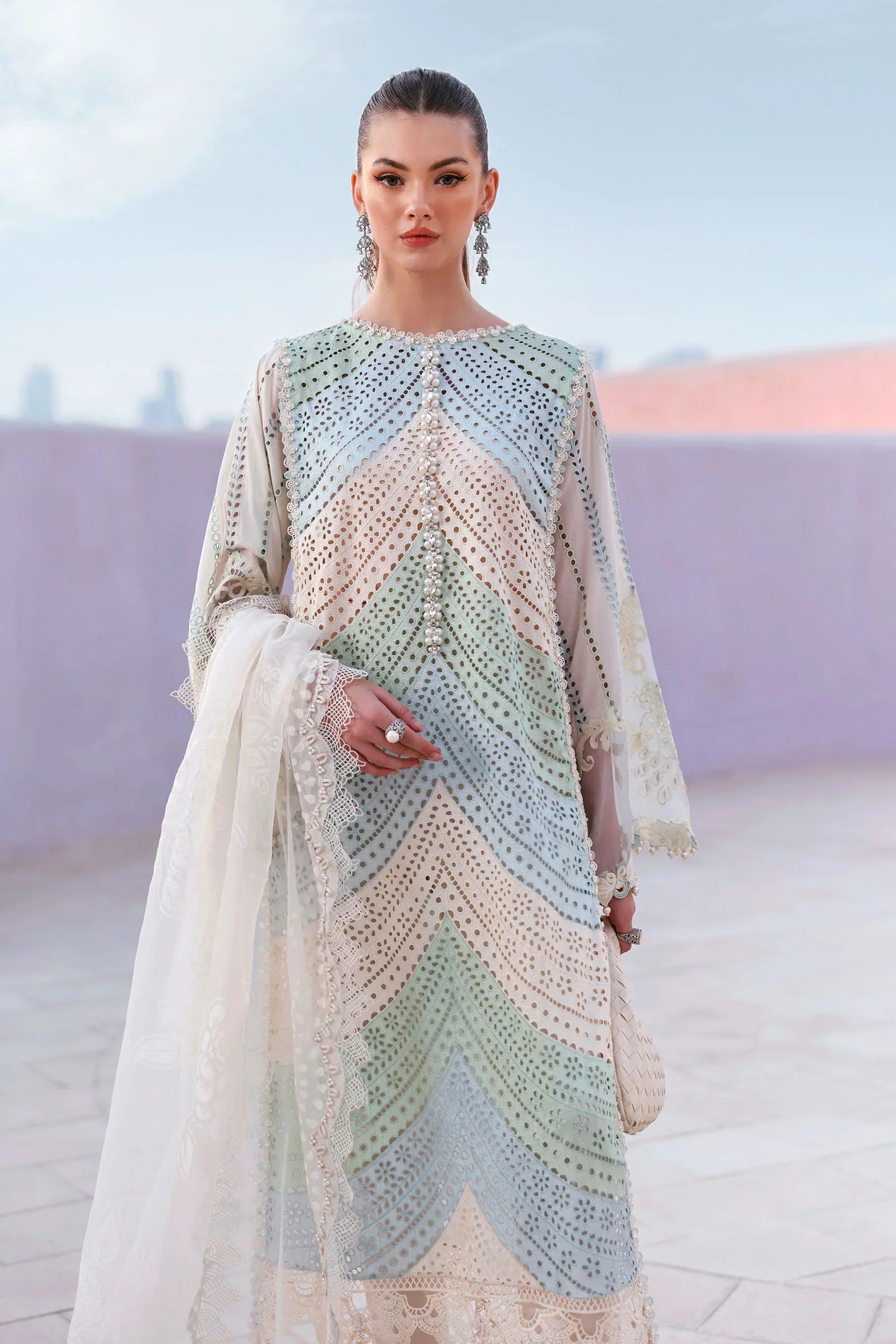 MARIA B - Embroidered Lawn Suit D-2612-A