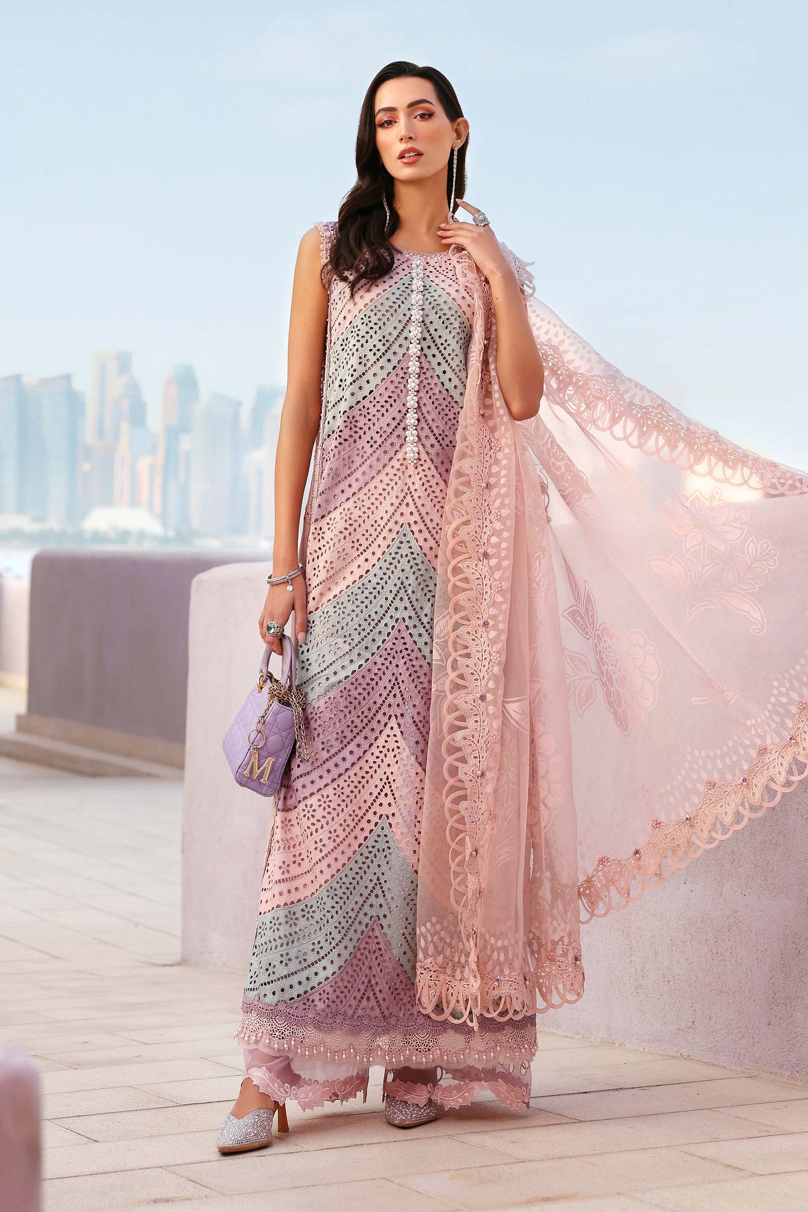 MARIA B - Embroidered Lawn Suit D-2612-B
