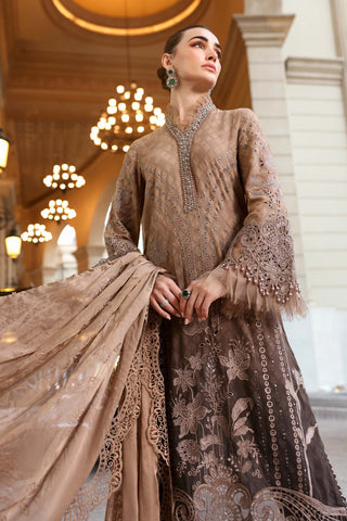 MARIA B - Embroidered Jacquard Lawn Suit D-2601-A