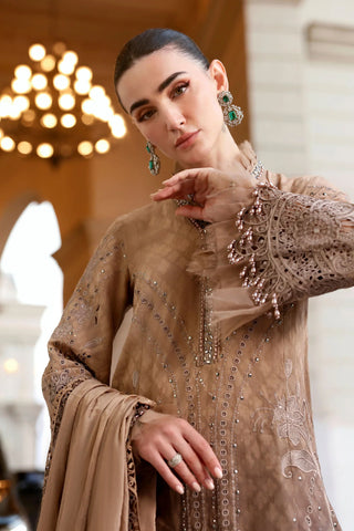 MARIA B - Embroidered Jacquard Lawn Suit D-2601-A