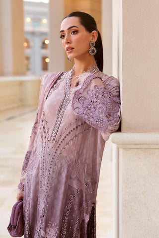 MARIA B - Embroidered Jacquard Lawn Suit D-2601-B