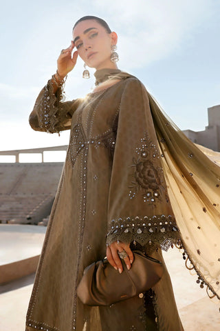 MARIA B - Embroidered Jacquard Lawn Suit D-2602-A