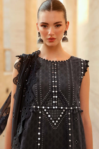 MARIA B - Embroidered Jacquard Lawn Suit D-2602-B