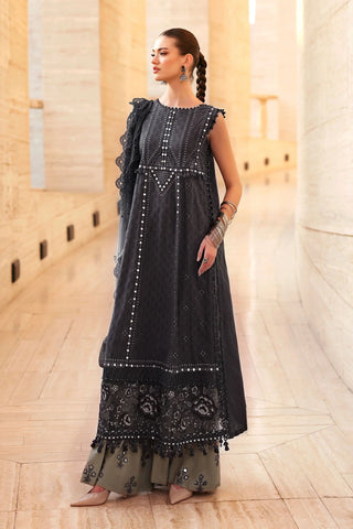 MARIA B - Embroidered Jacquard Lawn Suit D-2602-B
