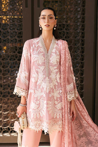MARIA B - Embroidered Lawn Karandi Suit D-2603-A