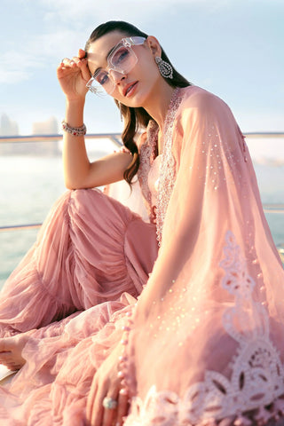 MARIA B - Embroidered Organza Suit D-2604-B
