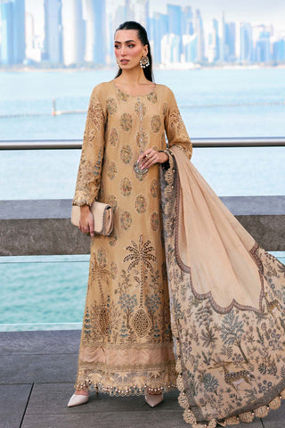 MARIA B - Embroidered Jacquard Lawn Suit D-2605-A