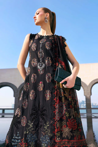 MARIA B - Embroidered Jacquard Lawn Suit D-2605-B