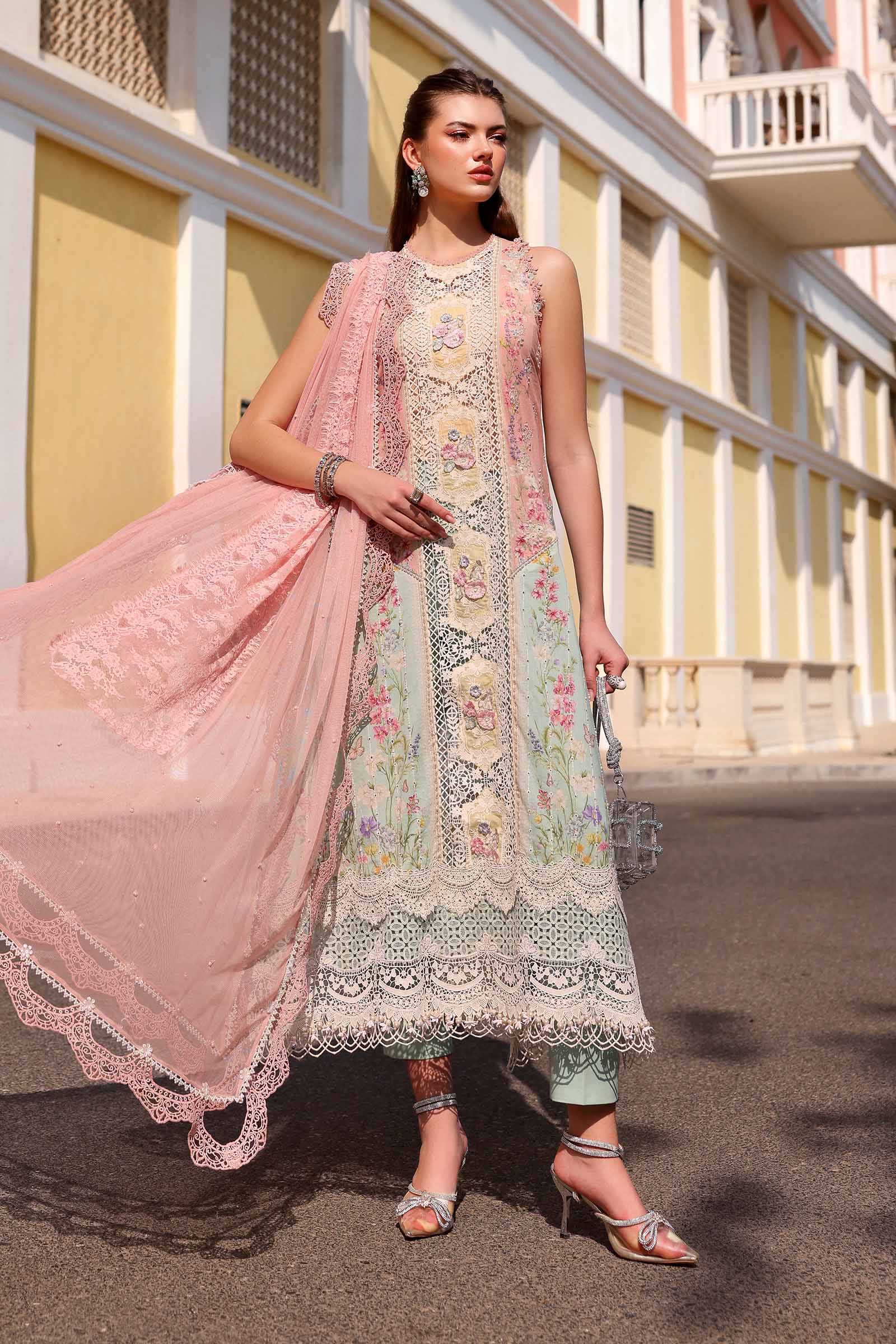 MARIA B - Embroidered Lawn Suit D-2606-A