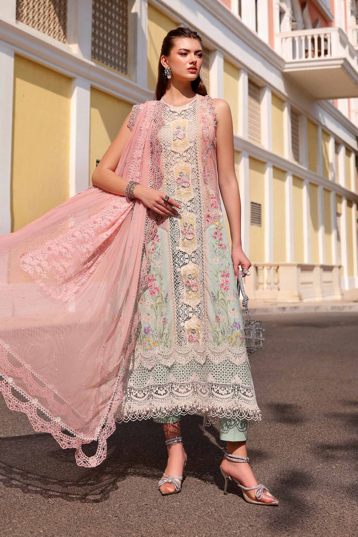 MARIA B - Embroidered Lawn Suit D-2606-A