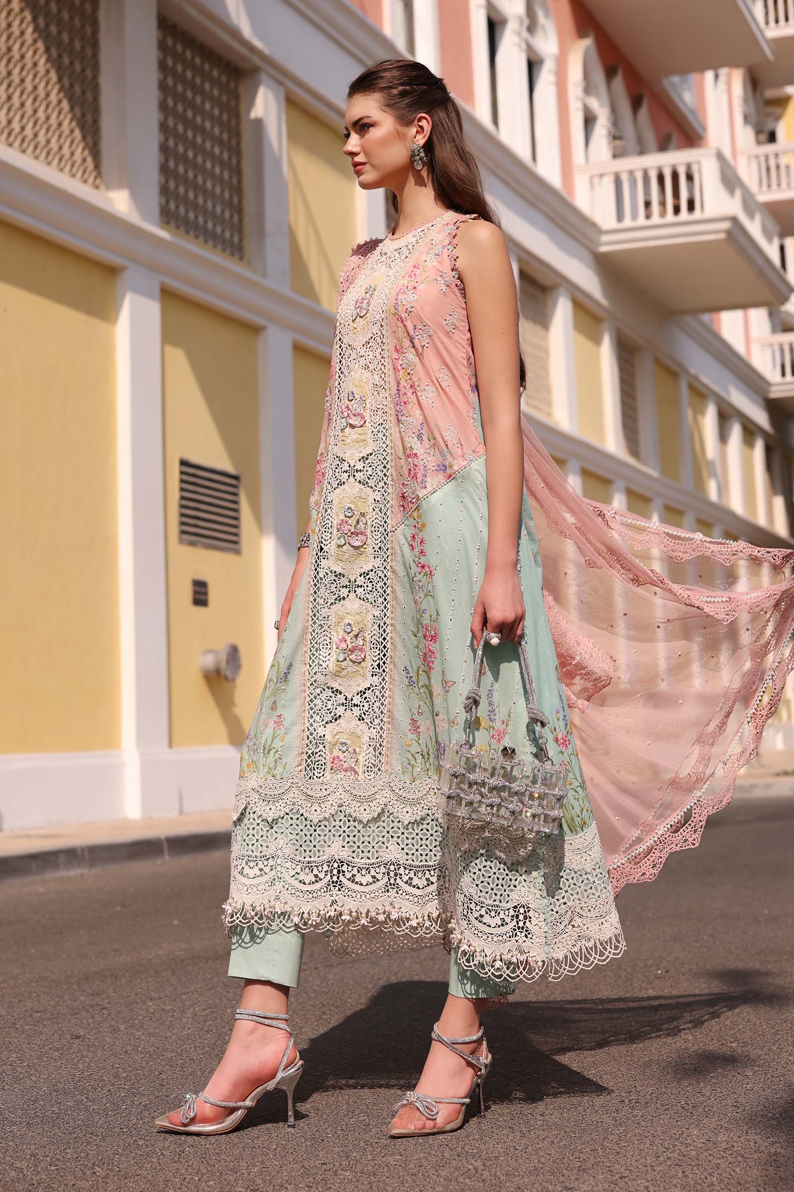 MARIA B - Embroidered Lawn Suit D-2606-A