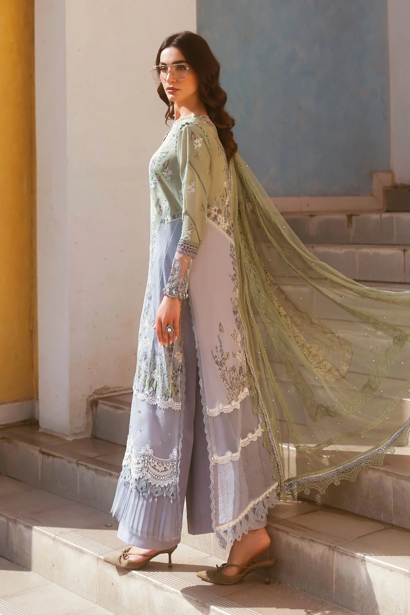 MARIA B - Embroidered Lawn Suit D-2606-B
