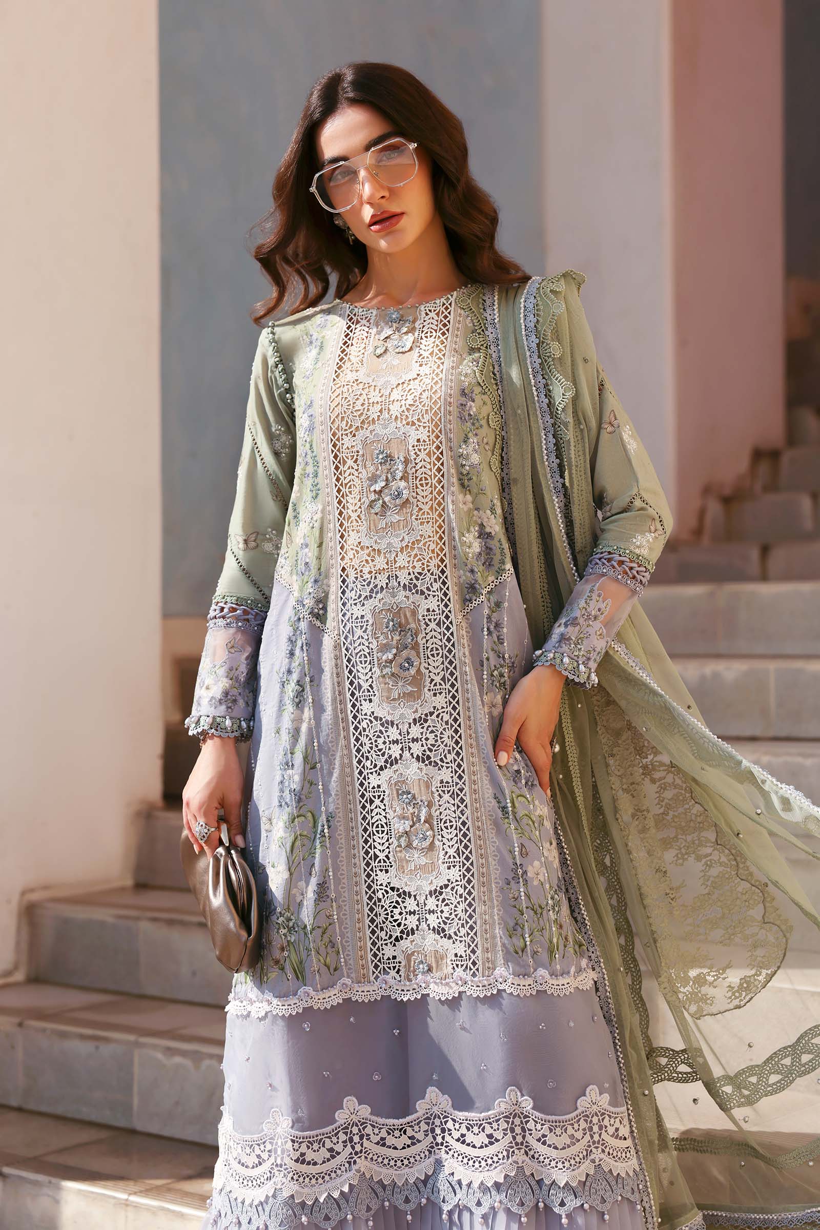 MARIA B - Embroidered Lawn Suit D-2606-B