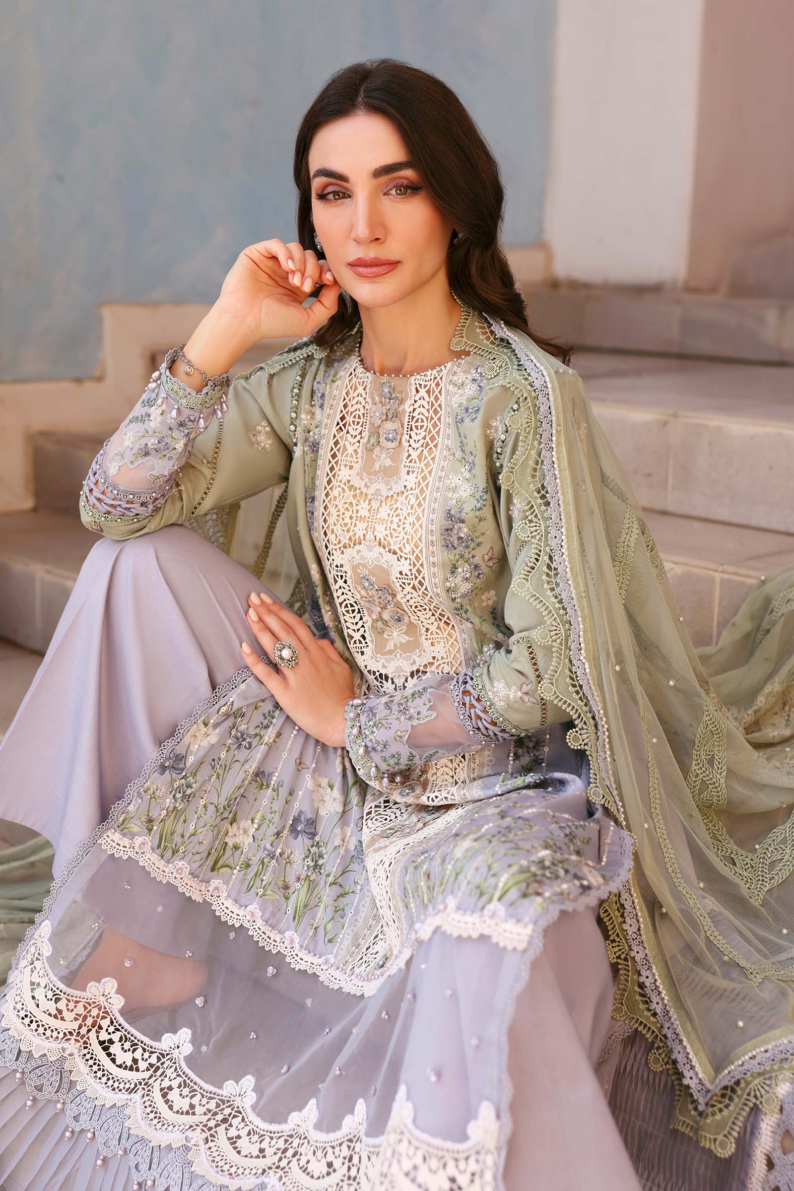 MARIA B - Embroidered Lawn Suit D-2606-B
