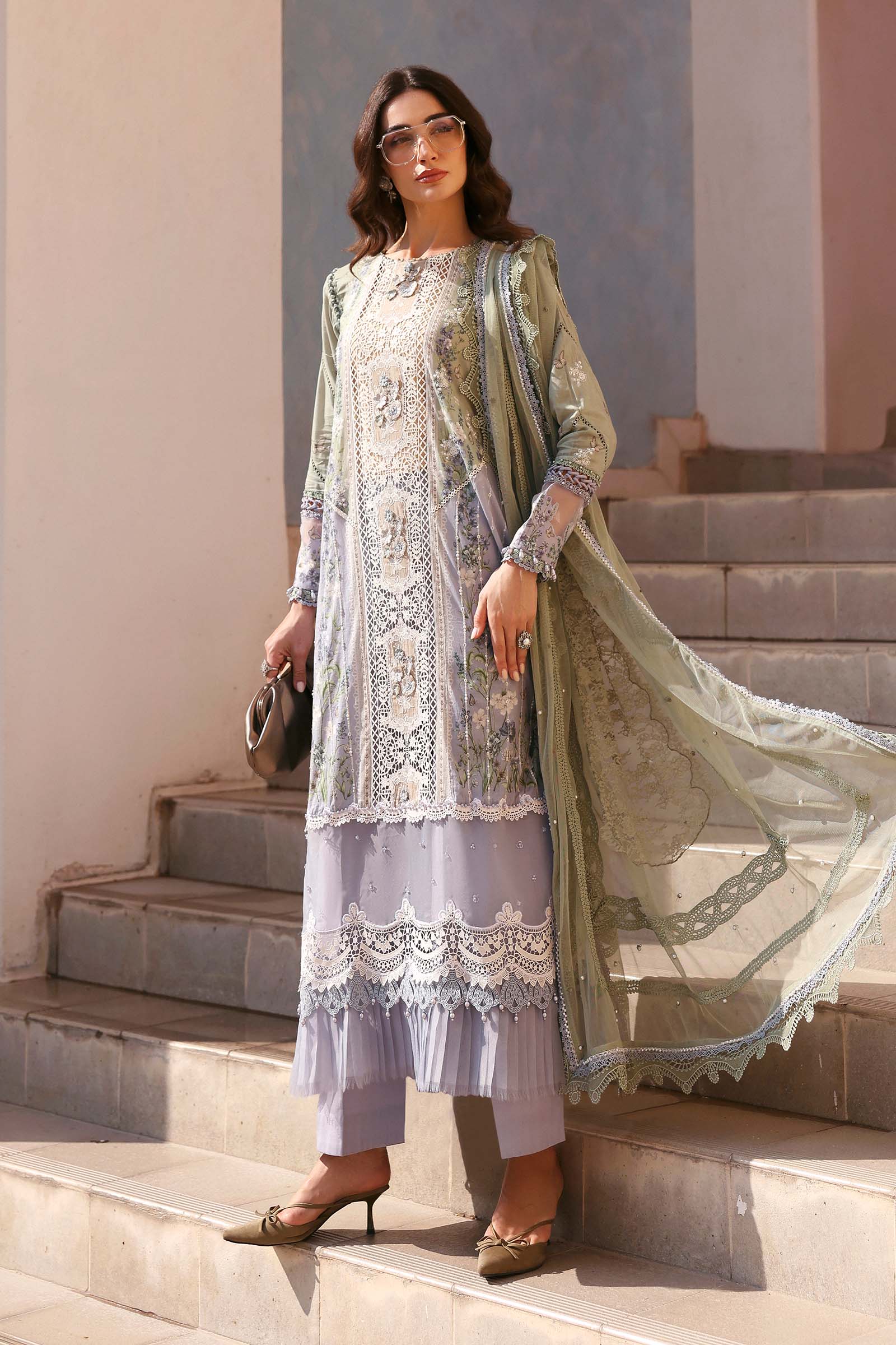 MARIA B - Embroidered Lawn Suit D-2606-B