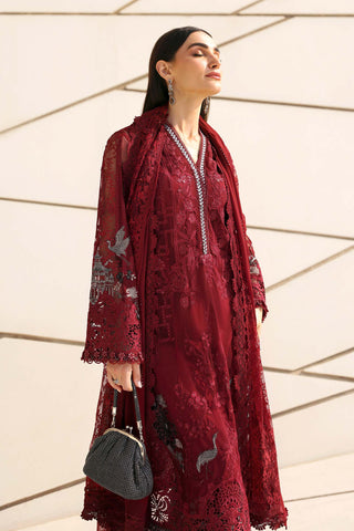 MARIA B - Embroidered Net Suit D-2607-A