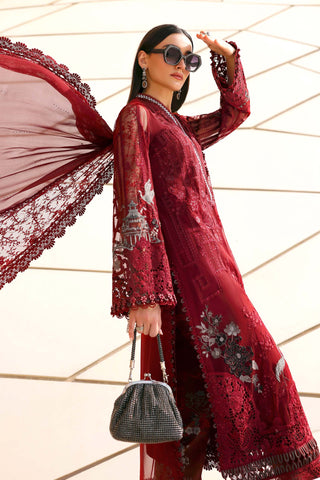 MARIA B - Embroidered Net Suit D-2607-A