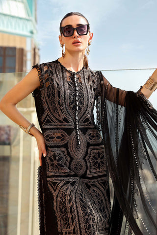 MARIA B - Embroidered Net Suit D-2608-B