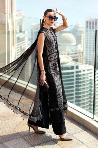 MARIA B - Embroidered Net Suit D-2608-B