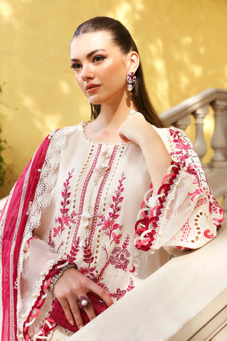 MARIA B - Embroidered Jacquard Lawn Suit D-2609-A