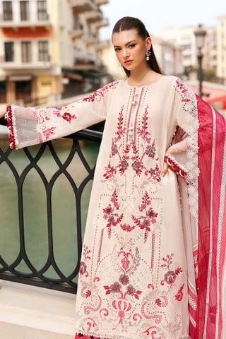 MARIA B - Embroidered Jacquard Lawn Suit D-2609-A