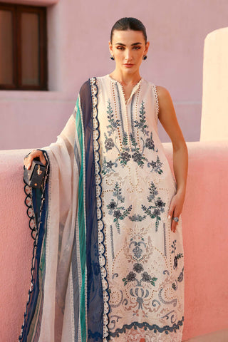 MARIA B - Embroidered Jacquard Lawn Suit D-2609-B