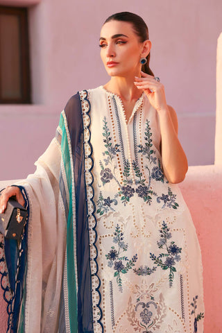 MARIA B - Embroidered Jacquard Lawn Suit D-2609-B