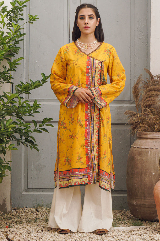 Retro Floral Digital Printed Lawn Collection 2023 by Motifz