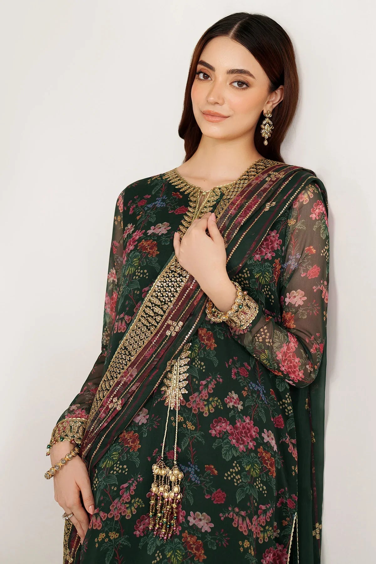 Jazmin - EMBROIDERED CHIFFON UC-3104