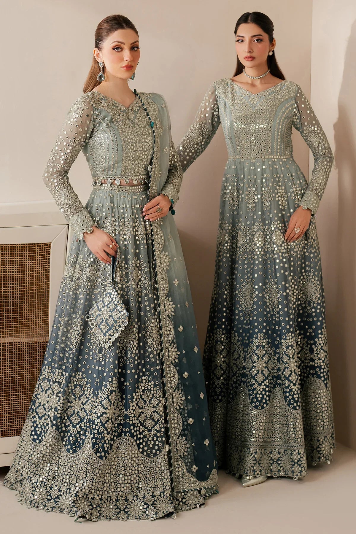 JAZMIN- EMBROIDERED CHIFFON UC-3115