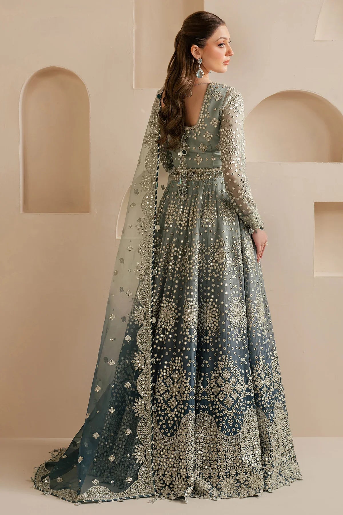 JAZMIN- EMBROIDERED CHIFFON UC-3115