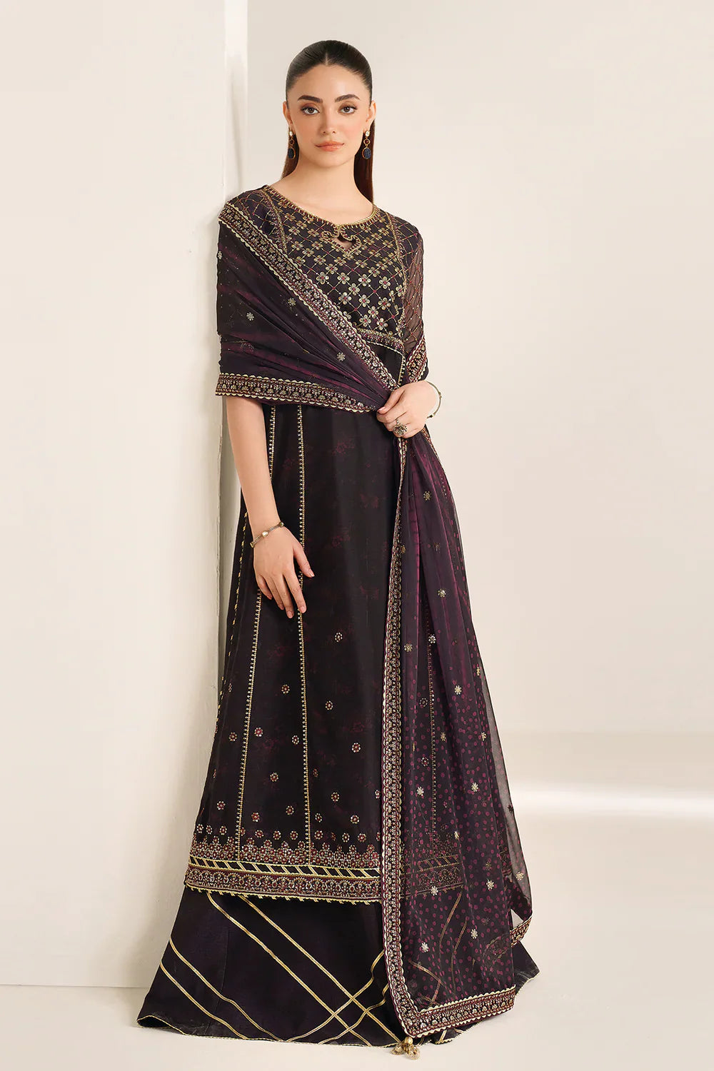 Jazmin - EMBROIDERED CHIFFON UC-3111